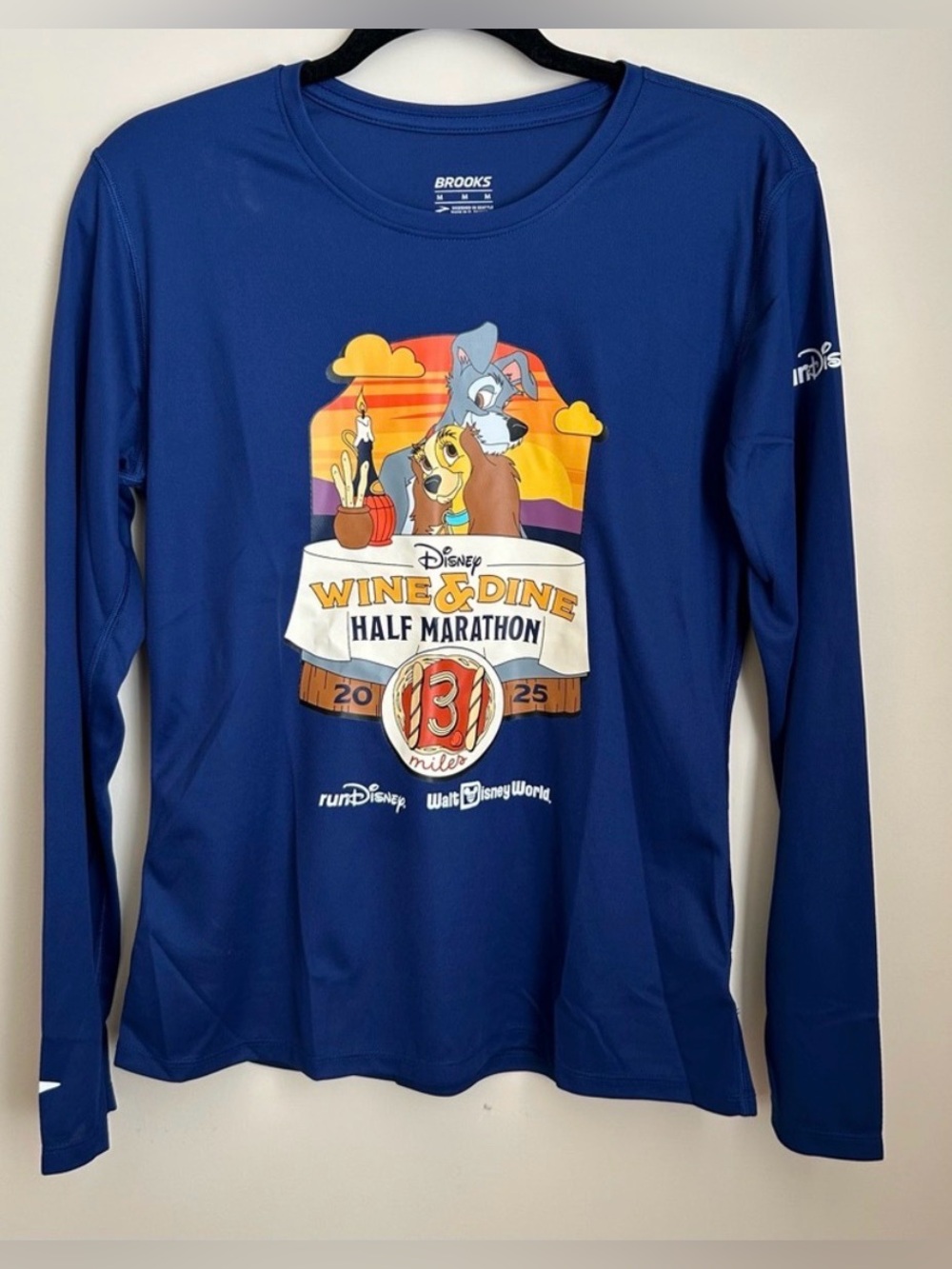 RunDisney Blue Lady and the Tramp Wine & Dine Half Marathon Long Sleeve 2025
